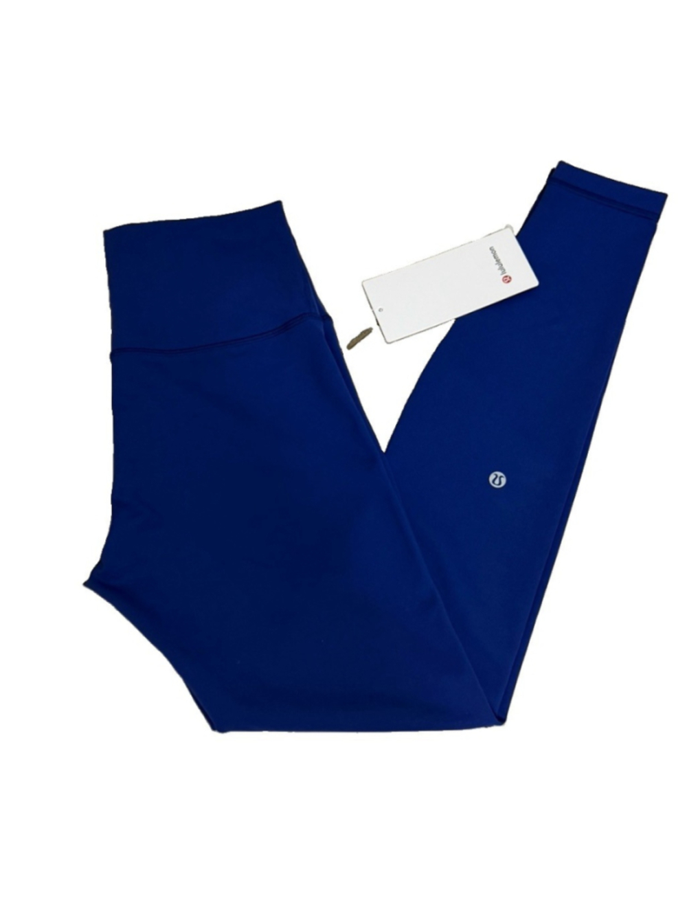 LULULEMON WUNDER TRAIN HIGH RISE NO LINE LEGGING 28” CLUB BLUE COLOR SIZE 8